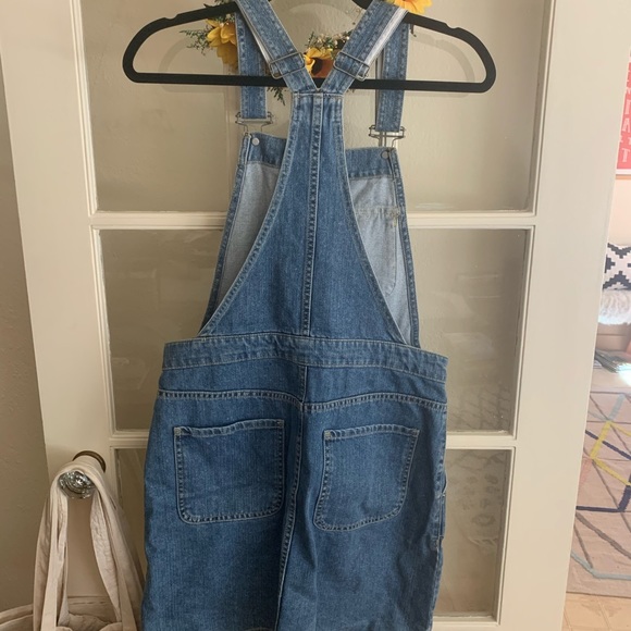 Denim Overall Dress - Picture 2 of 7